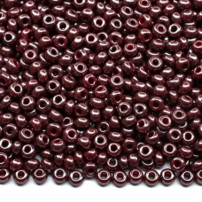 93195-10/0 Бісер Чехія (перламутровий люкс, колір стиглої вишні), упаковка 50 грамів