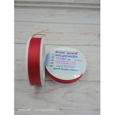Нитка для бісеру TYTAN 60 червоний рубіновий, № 69510 (60 метрів)