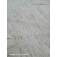 Ронделі, розмір 3,2*2,5 мм. Прозорі