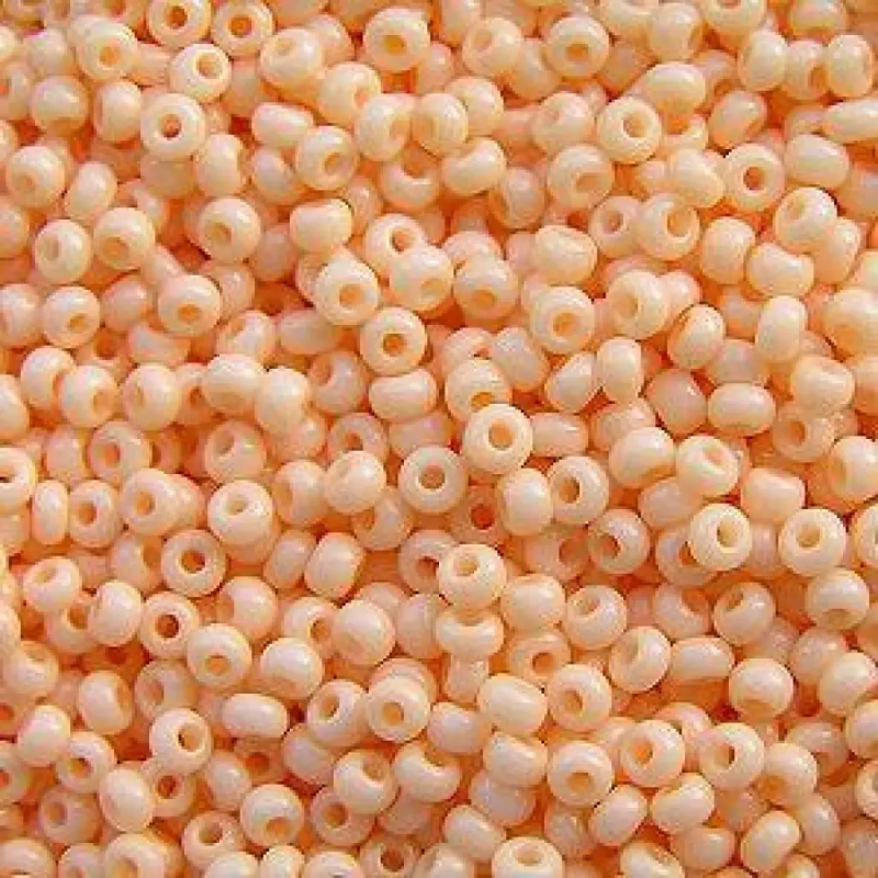 03285-10/0 Бісер Чехія (натуральний, персиковий пастельний світлий), упаковка 50 грамів