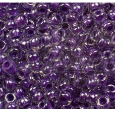 597-10/0-38828 Бісер Чехія (профарбований фіолетовий), упаковка 50 грамів