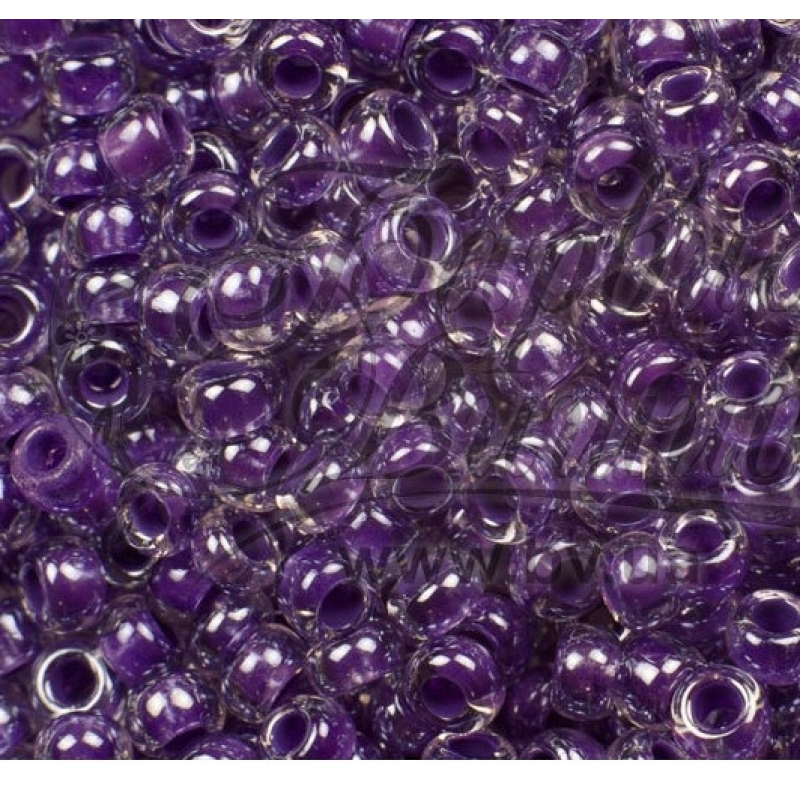 597-10/0-38828 Бісер Чехія (профарбований фіолетовий), упаковка 50 грамів