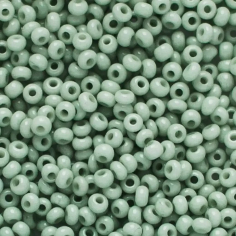 03163-10/0 Бісер Чехія (натуральний, зелено-сірий), упаковка 50 грамів