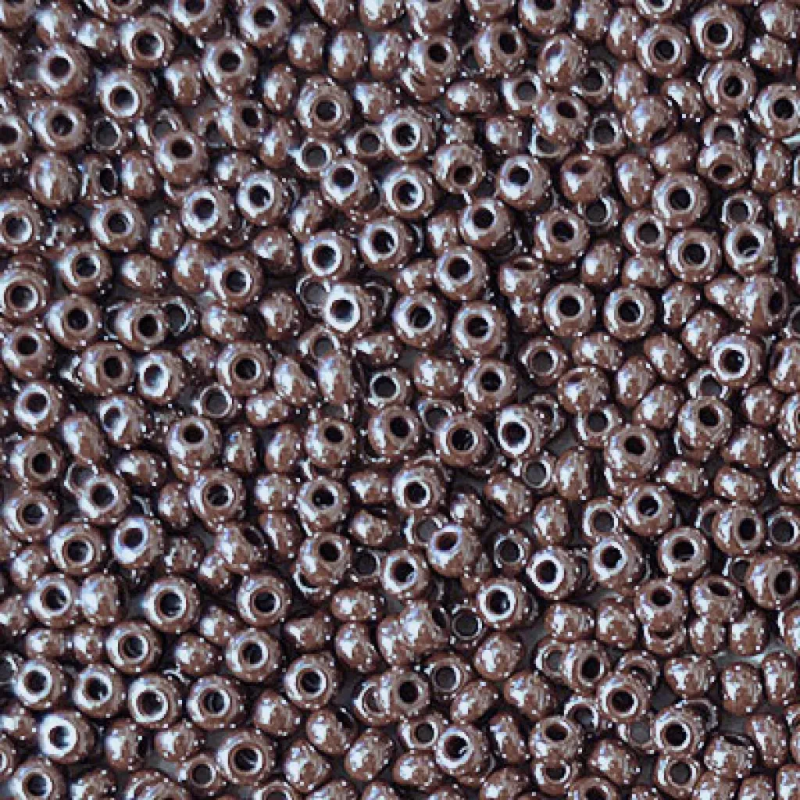 98310-10/0 Бісер Чехія (перламутровий, вишневий), упаковка 50 грамів