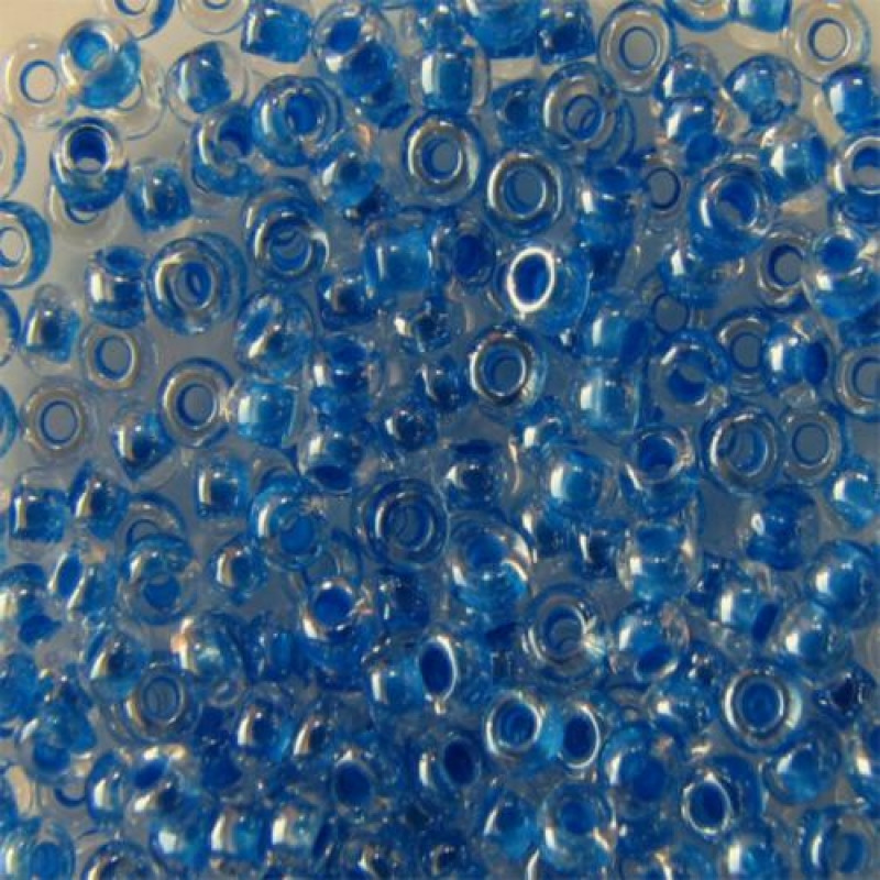 598-10/0-38836 Бісер Чехія (профарбований, синій), упаковка 50 грамів
