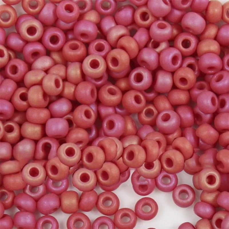 94190matt бісер №10 Preciosa (Чехія) 5 грамів. Перламутровий райдужний матовий