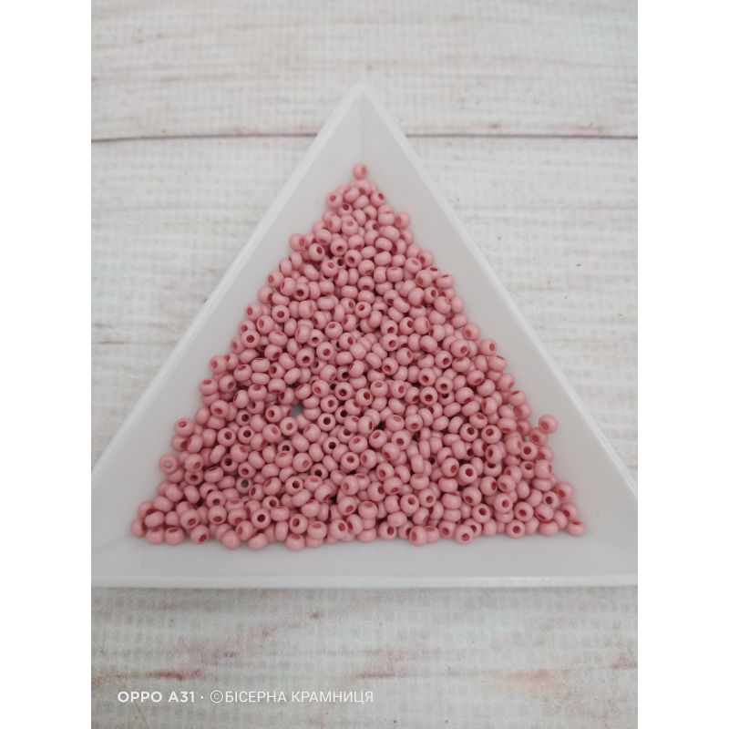 07303matt бісер №10 Preciosa (Чехія) 5 грамів. Натуральний матовий