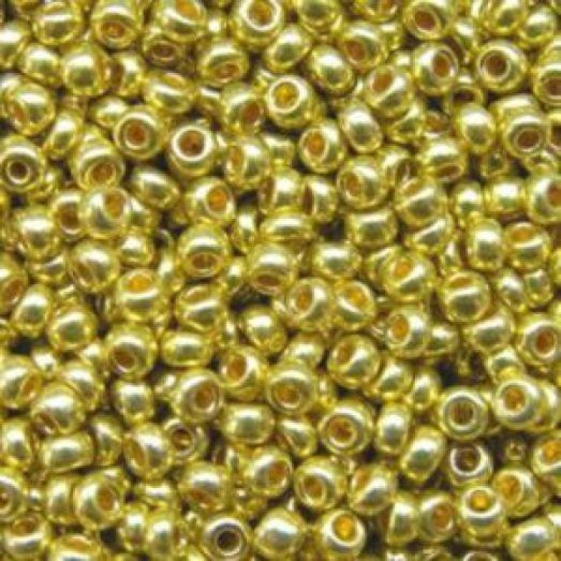 18586 бісер No10 Preciosa (Чехія) 5 грамів. Металізований