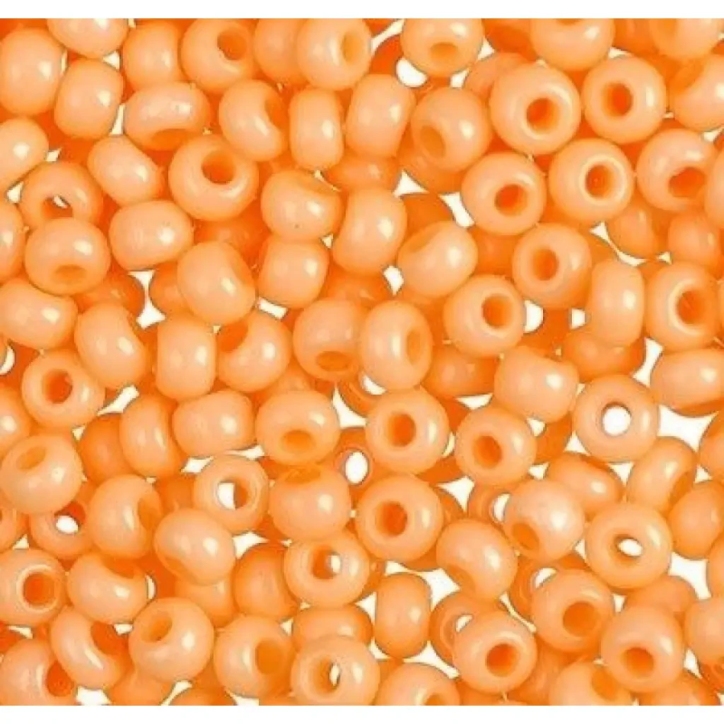 03184-10/0 Бісер Чехія (натуральний, блідий помаранчевий), упаковка 50 грамів
