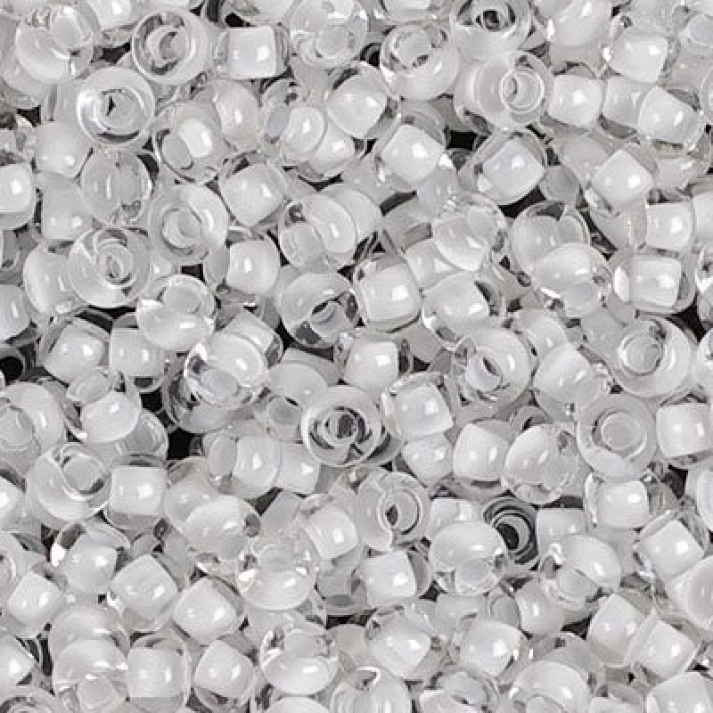 601-10/0-38302 Бісер Чехія (профарбований, білий), упаковка 50 грамів