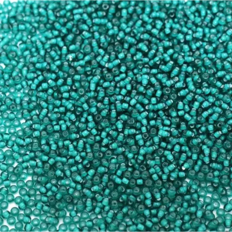 55716-10/0 Бісер Чехія (мелований, смарагдовий), упаковка 50 грамів