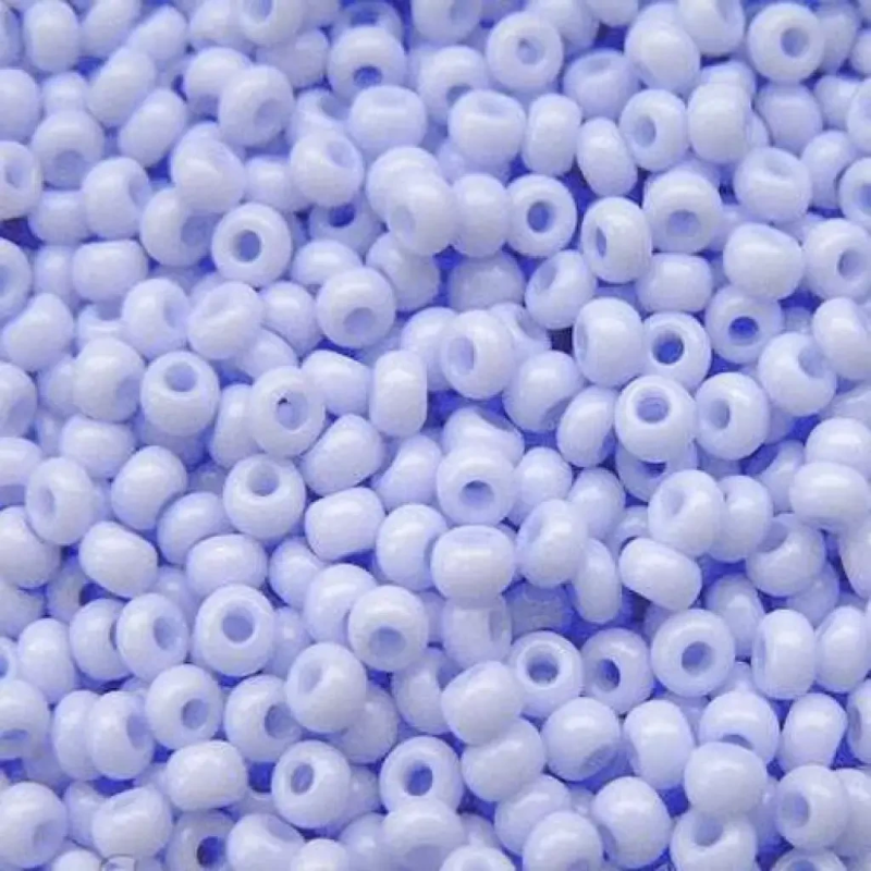 03231-10/0 Бісер Чехія (натуральний, волошковий світлий пастельний), упаковка 50 грамів