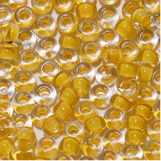 602-10/0-38381 Бісер Чехія (профарбований, жовтий блідий), упаковка 50 грамів