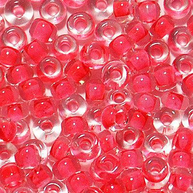 608-10/0-38398 Бісер Чехія (профарбований, рожевий темний), упаковка 50 грамів