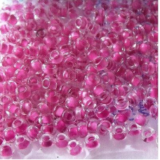 609-10/0-38325 Бісер Чехія (профарбований, сливовий світлий), упаковка 50 грамів