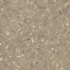 101-10/0-00050 Бісер Чехія (прозорий, сніжний білий), упаковка 50 грамів