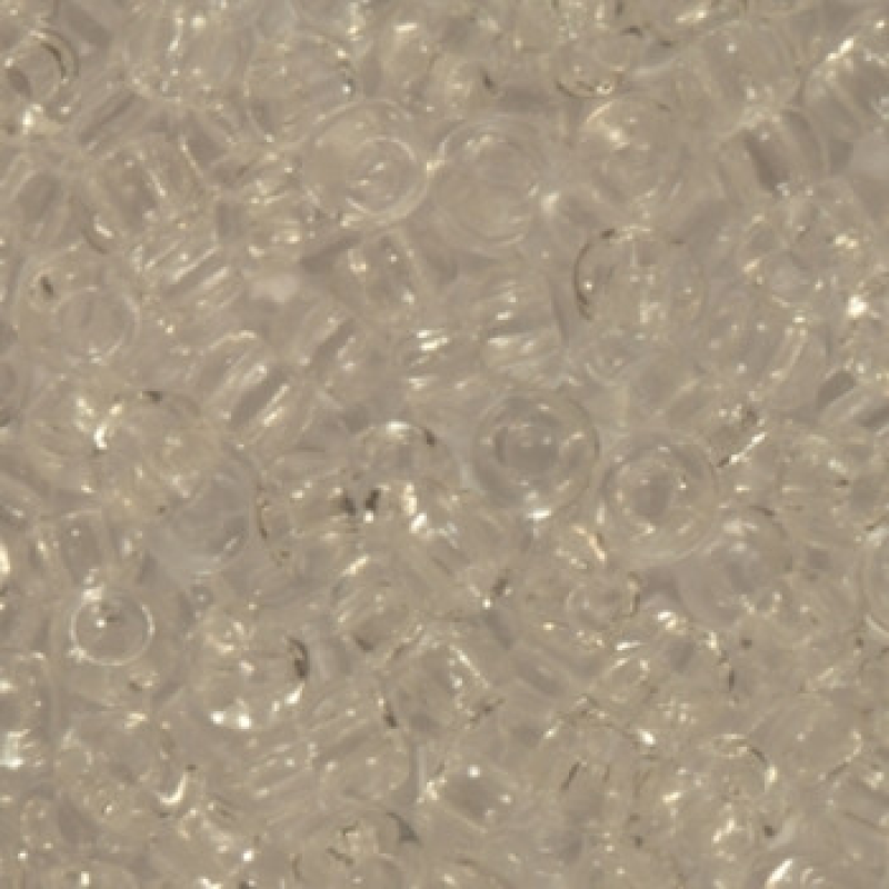 101-10/0-00050 Бісер Чехія (прозорий, сніжний білий), упаковка 50 грамів