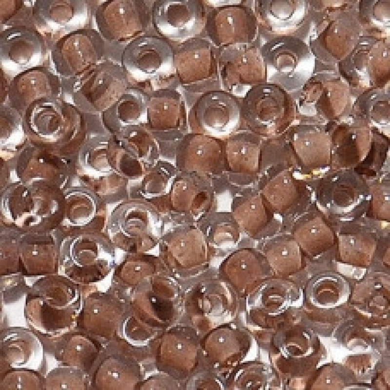 613-10/0-38317 Бісер Чехія (профарбований, бежево-коричневий світлий), упаковка 50 грамів