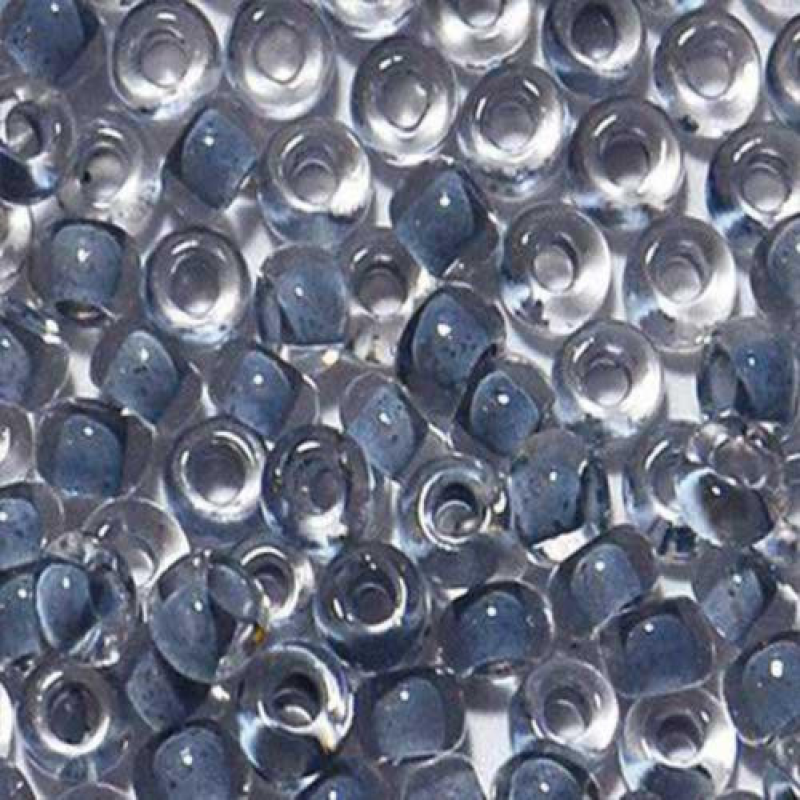 616-10/0-38342 Бісер Чехія (профарбований, сірий світлий), упаковка 50 грамів