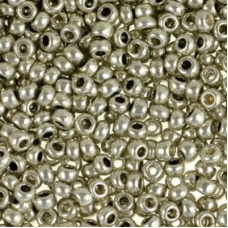 643-10/0-18542 Бісер Чехія (матовий металізований, залізо), упаковка 50 грамів