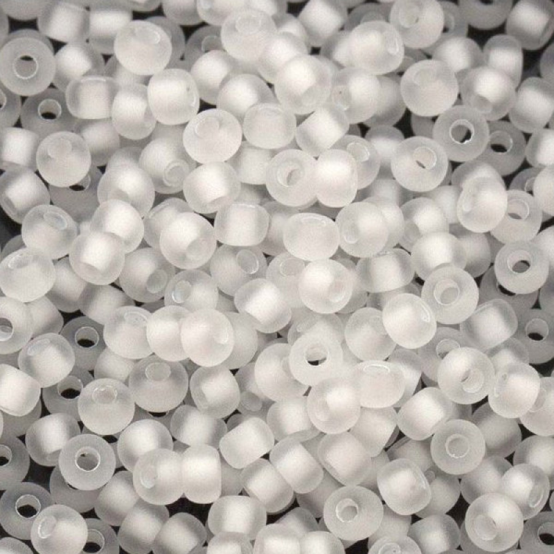 645-10/0-38302 Бісер Чехія (профарбований матовий, білий), упаковка 50 грамів