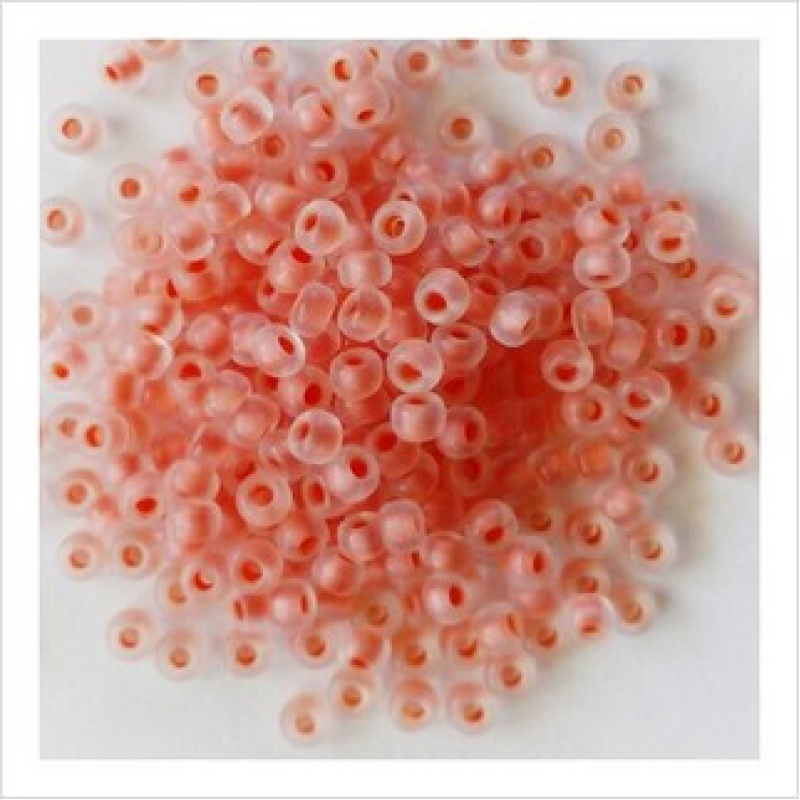 649-10/0-38389 Бісер Чехія (профарбований матовий, теракотовий), упаковка 50 грамів