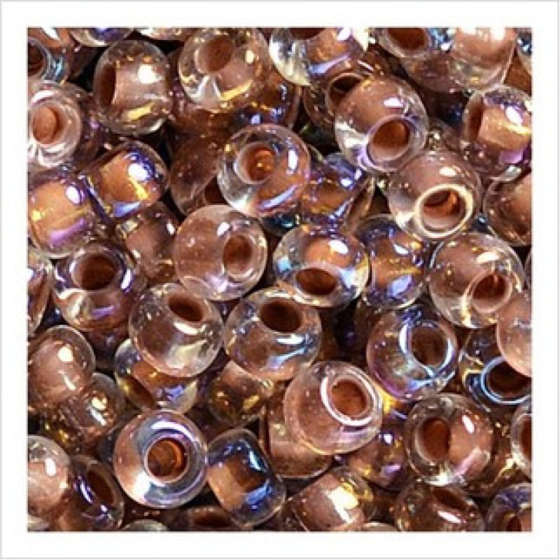 657-10/0-58518 Бісер Чехія (профарбований райдужний), упаковка 50 грамів