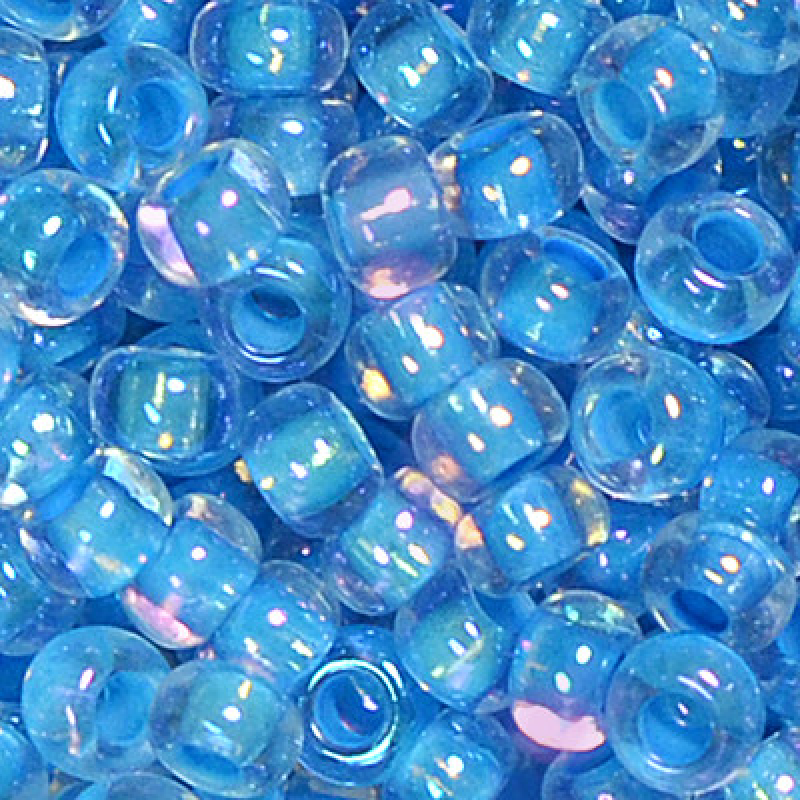 667-10/0-58565 Бісер Чехія (профарбований райдужний), упаковка 50 грамів