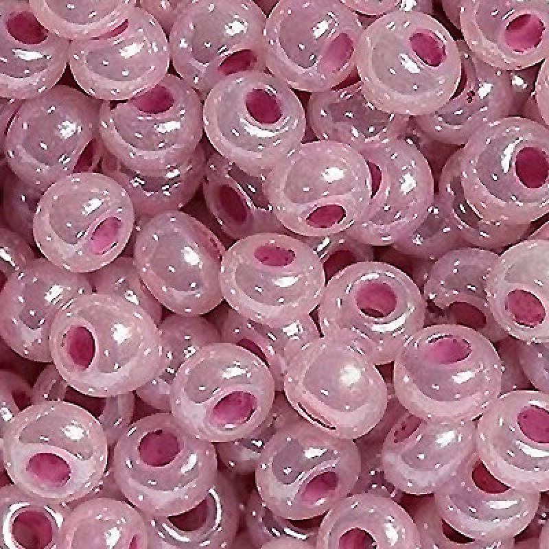 681-10/0-37325 Бісер Чехія (перламутровий, лілово-рожевий), упаковка 50 грамів