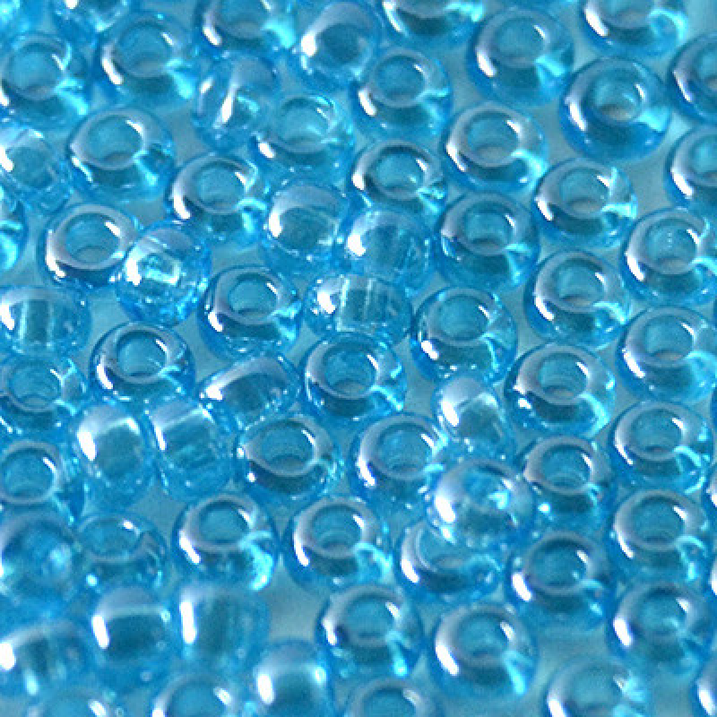 711-10/0-66030 Бісер Чехія (глазурований, блакитний темний), упаковка 50 грамів