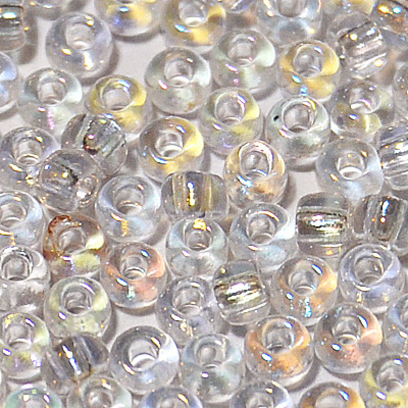 741-10/0-58205 Бісер Чехія (прозорий райдужний), упаковка 50 грамів
