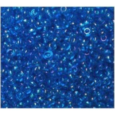 751-10/0-31030 Бісер Чехія (прозорий райдужний, блакитний), упаковка 50 грамів