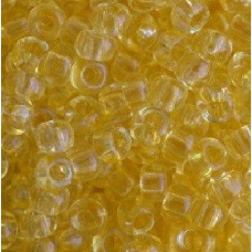805-10/0-01281 Бісер Чехія (кристалічний, жовтий блідий), упаковка 50 грамів