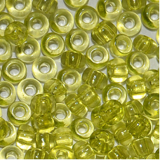 816-10/0-01153 Бісер Чехія (кристалічний, жовто-салатовий), упаковка 50 грамів