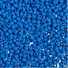 827-10/0-33210 Бісер Чехія (матовий, синій світлий), упаковка 50 грамів