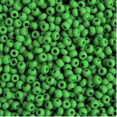 828-10/0-53250 Бісер Чехія (матовий, зелений), упаковка 50 грамів