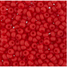 831-10/0-93170 Бісер Чехія (матовий, червоний), упаковка 50 грамів