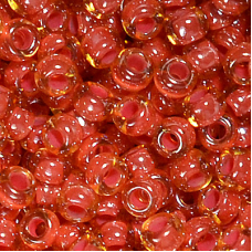 877-10/0-11398 Бісер Чехія (хамелеон, рожевий темний), упаковка 50 грамів