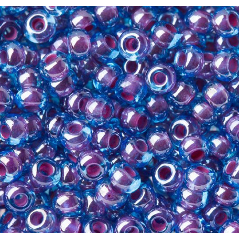 880-10/0-61398 Бісер Чехія (хамелеон, аметистовий), упаковка 50 грамів