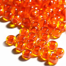 882-10/0-81393 Бісер Чехія (хамелеон, помаранчевий), упаковка 50 грамів