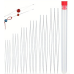 Набір з 18 голок з довгим вушком різного розміру в тубусі