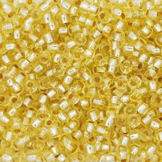 358-10/0-08283 Бісер Чехія (блискучий, світло-жовтий), упаковка 50 грамів