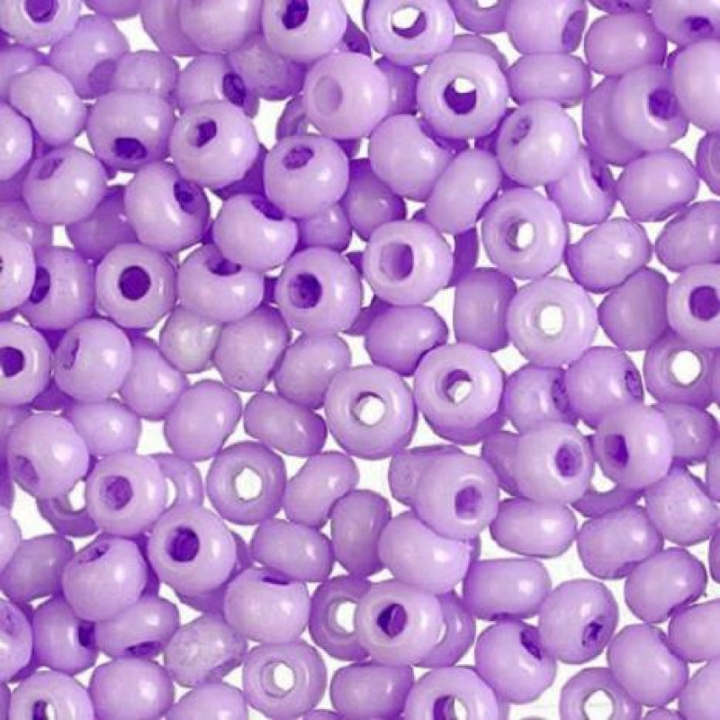 03123-10/0 Бісер Чехія (натуральний, бузковий світлий), упаковка 50 грамів