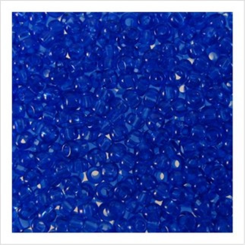 30050-10/0 Бісер Чехія (прозорий, ультрамариновий), упаковка 50 грамів