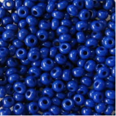 250-10/0-33060 Бісер Чехія (натуральний, темно-синій яскравий), упаковка 50 грамів