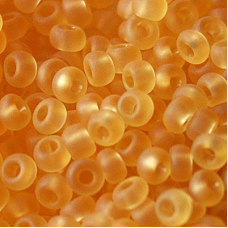 142-10/0-10020 Бісер Чехія (прозорий матовий, бежевий світлий), упаковка 50 грамів