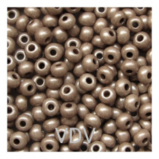 267-10/0-46318 Бісер Чехія (перлиновий, бежевий темний), упаковка 50 грамів