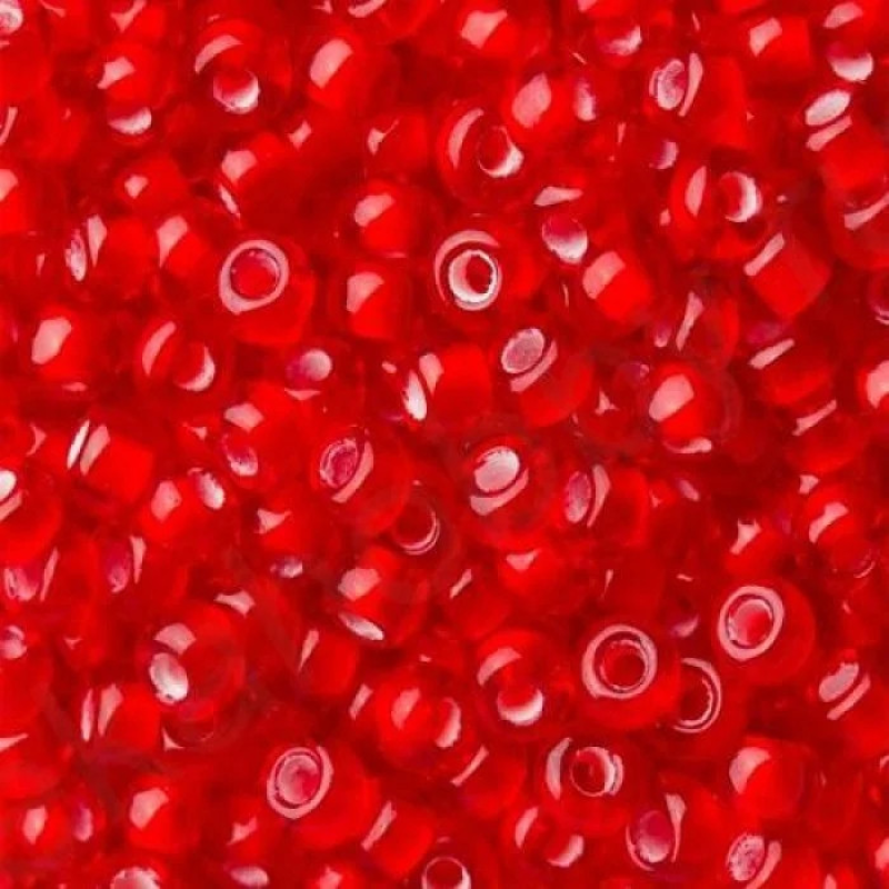 858-10/0-95076 Бісер Чехія (мелований, червоний)