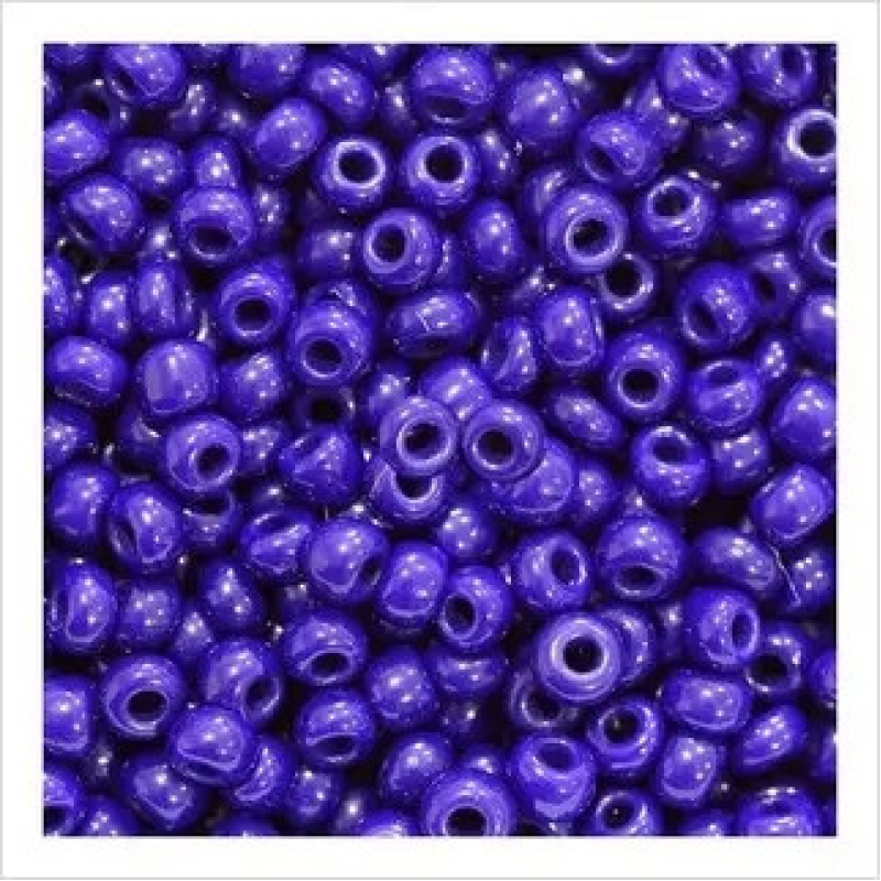 8065-8/0-33060 Бісер Чехія (натуральний, темно-синій яскравий), упаковка 50 грамів. РОЗМІР 8/0