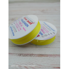 Нитка для бісеру TYTAN 60 жовтий, № 62410 (60 метрів)